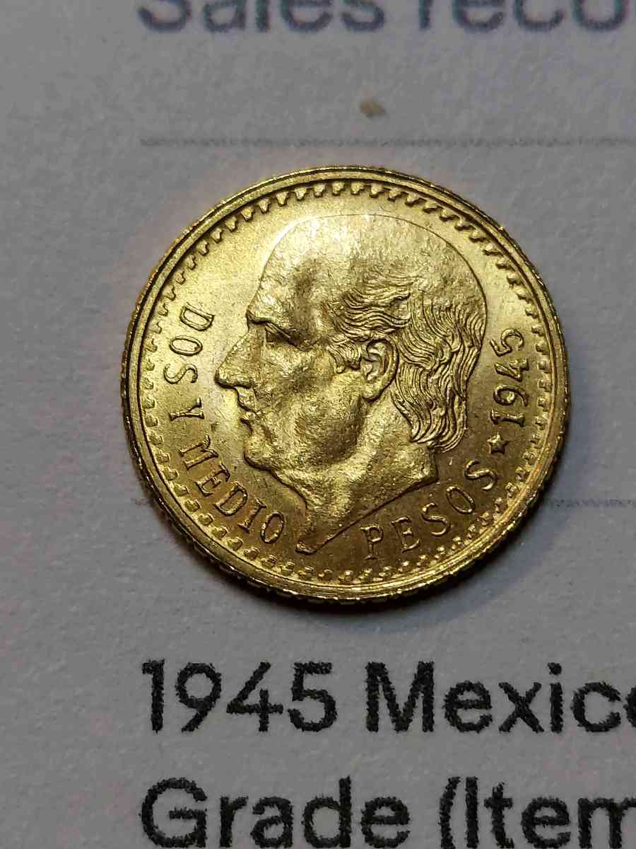 MEXICO 22K GOLD COIN