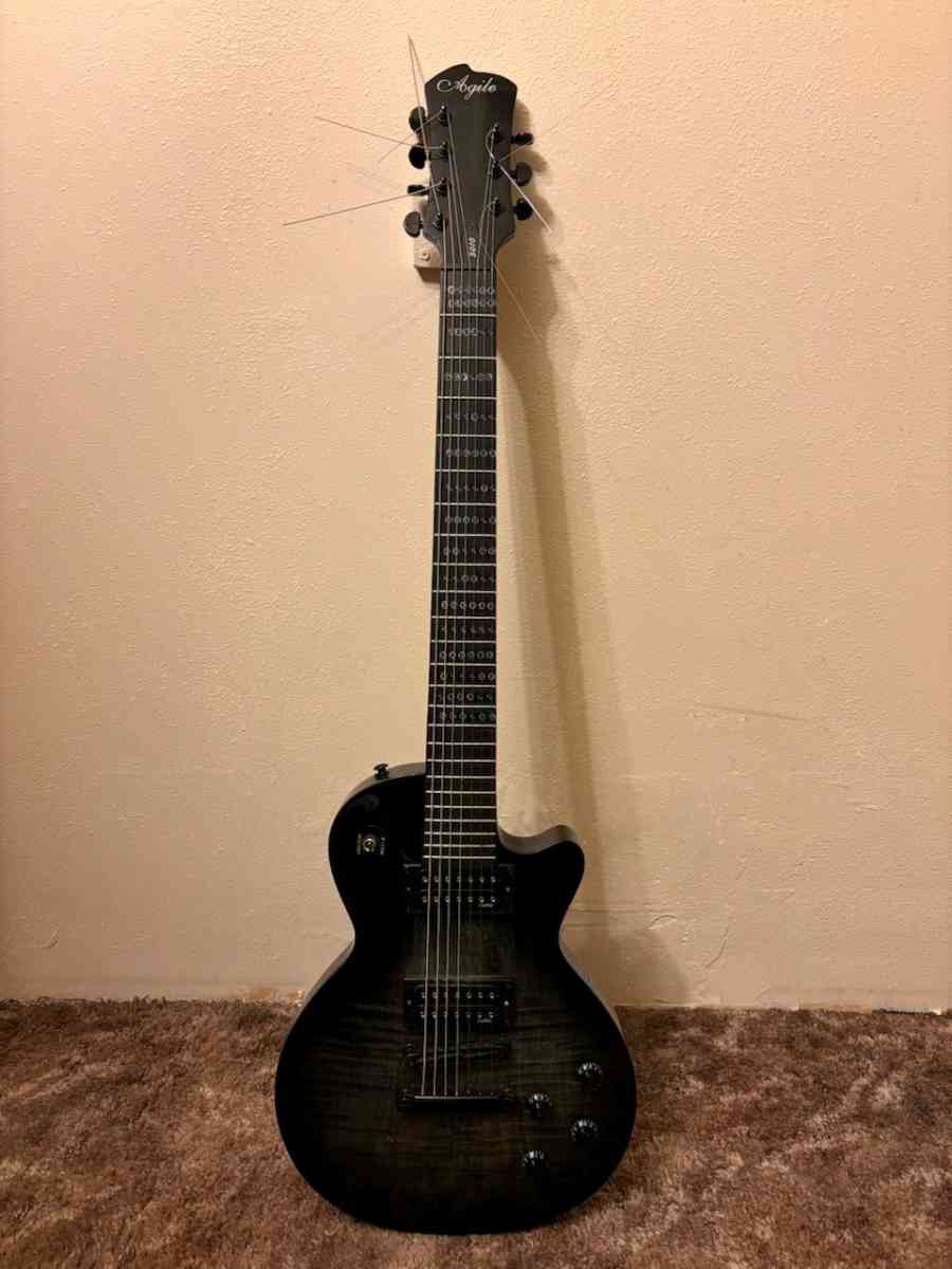 agile 7 string electric guitar