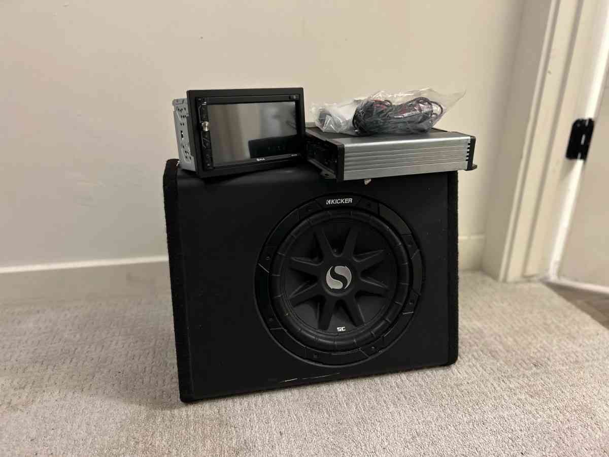 plz radio n 10inkickier amp