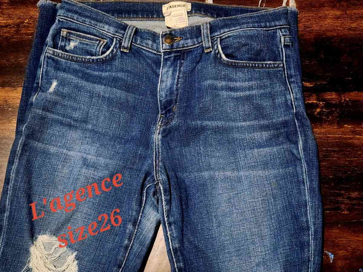 lagence womens blue jeans