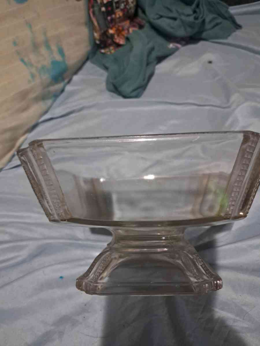 Vintage Glass Fruit Bowl