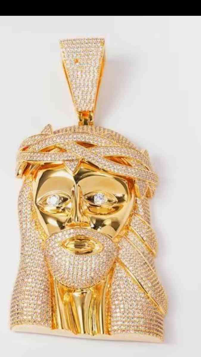 Cuban league Jesus pendant 14 K gold
