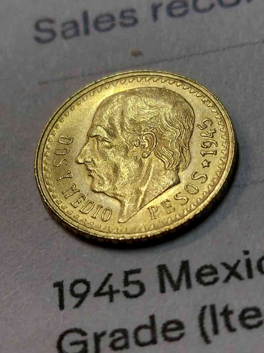 MEXICO 22K GOLD COIN
