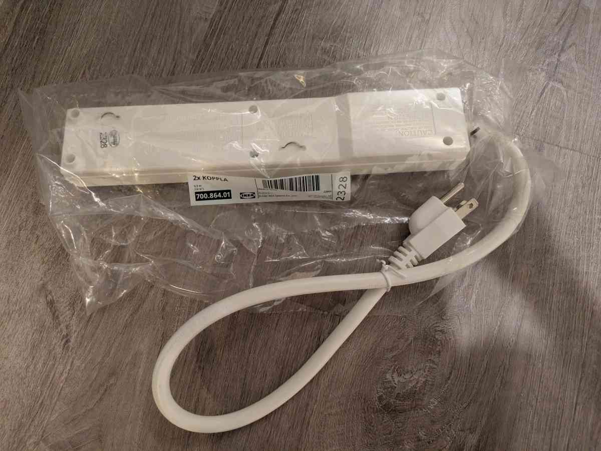 NEW UNUSED IKEA Koppla 6 Outlet Power Strip
