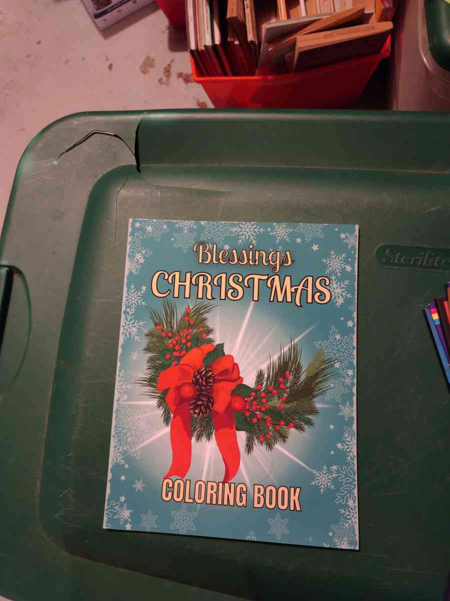 Blessings Christmas Coloring book