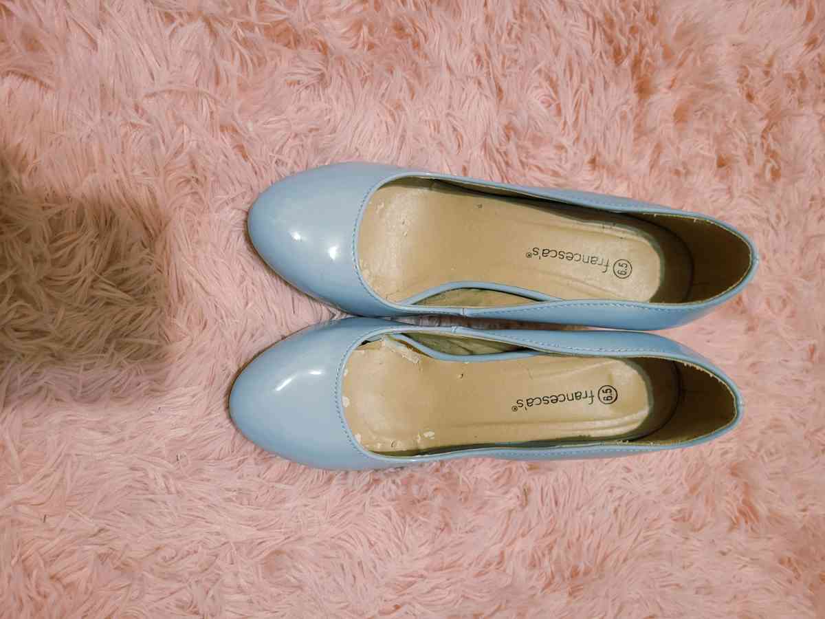 Francescas baby blue heels