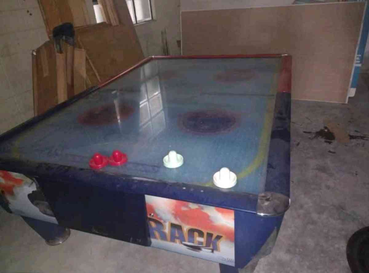 Track Air Hockey Table  cash only  OBO