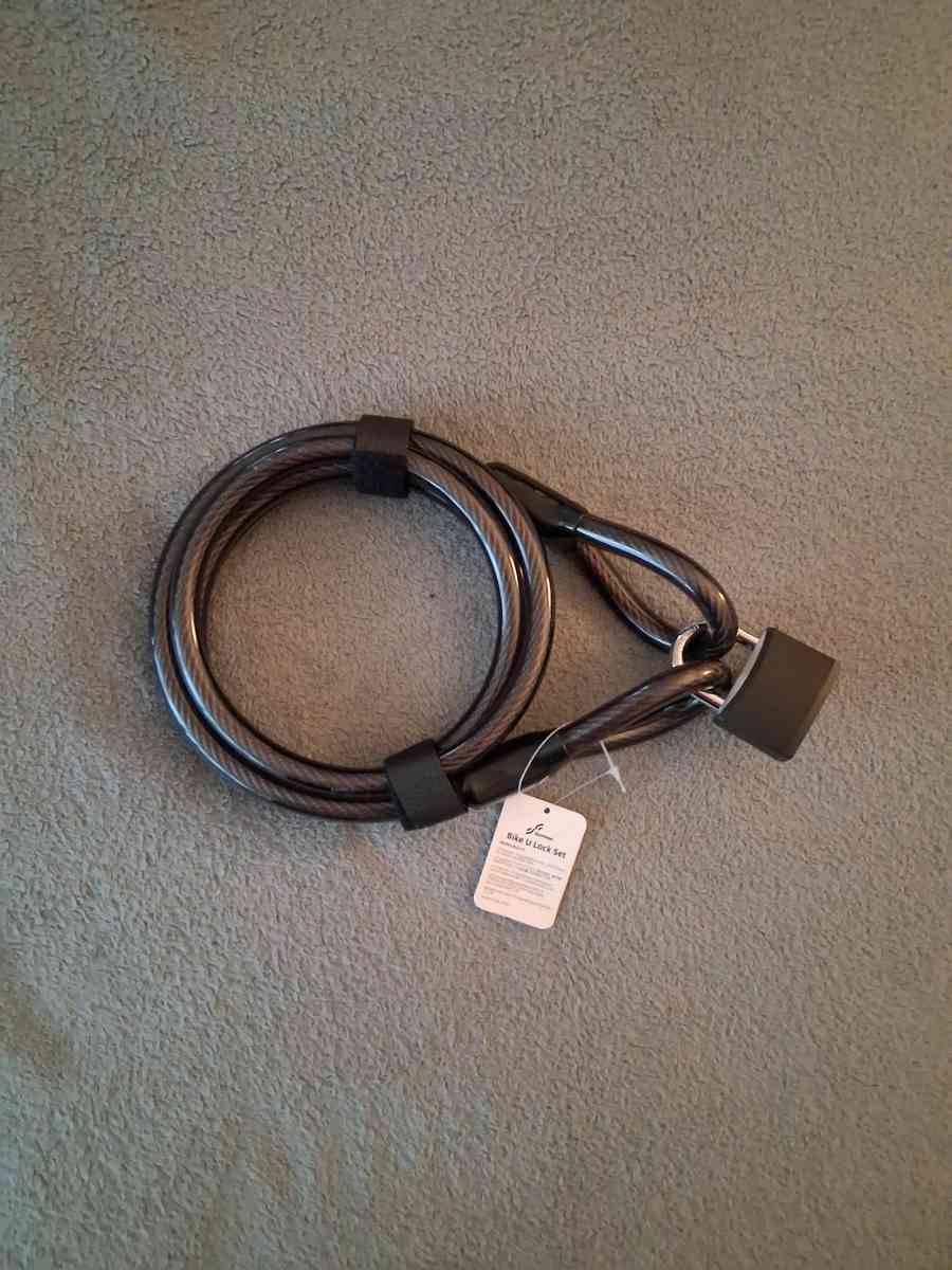 Sportneer Security Steel Cable Bike U Lock Set 5M Cable Only
