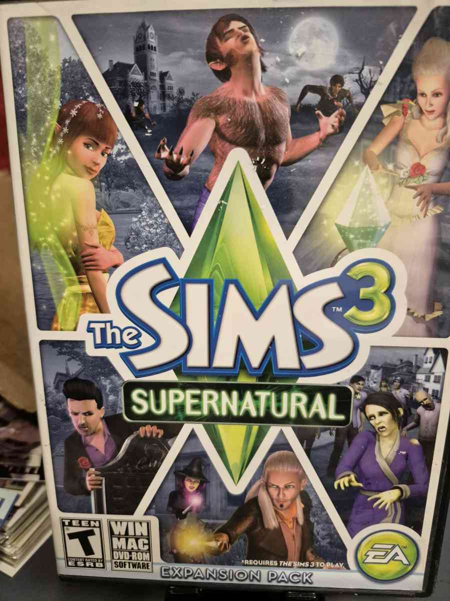 the Sims SUPERNATURAL  EXPANSION PACK