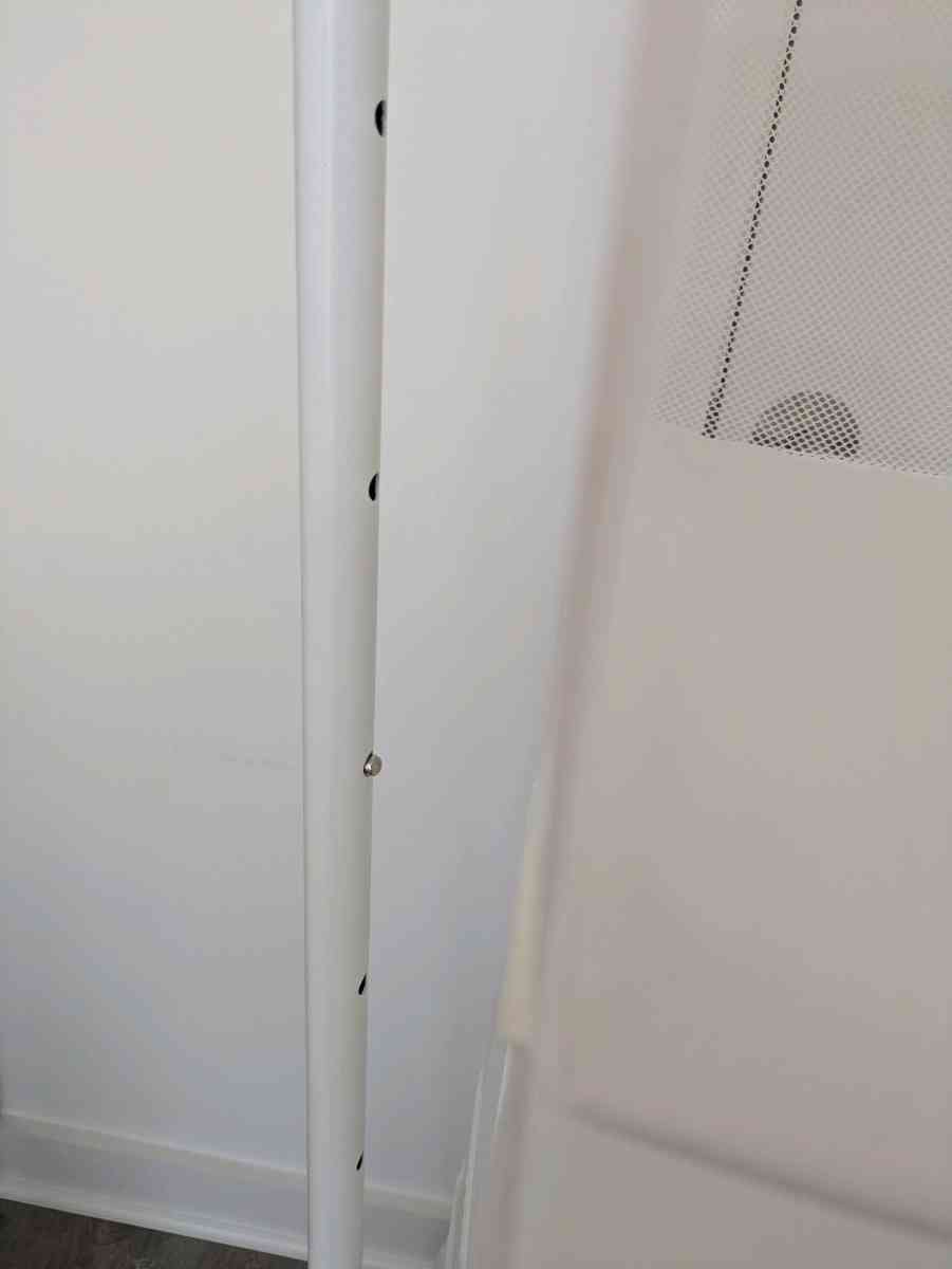 IKEA RIGGA Clothes Rack and 2 SKUBB Organizers