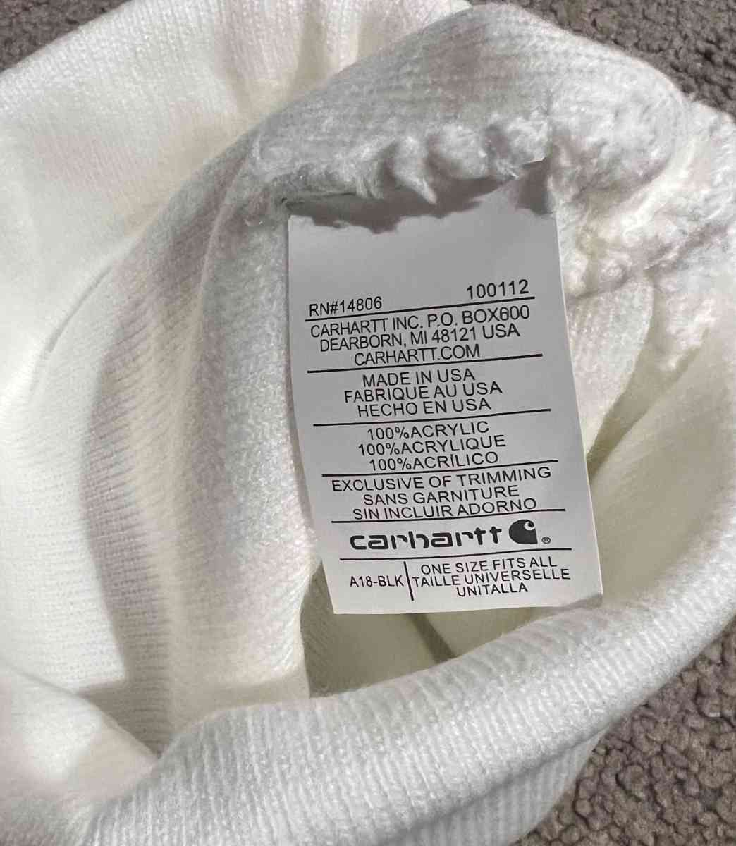 Carhartt Acrylic Winter Beanie Hat