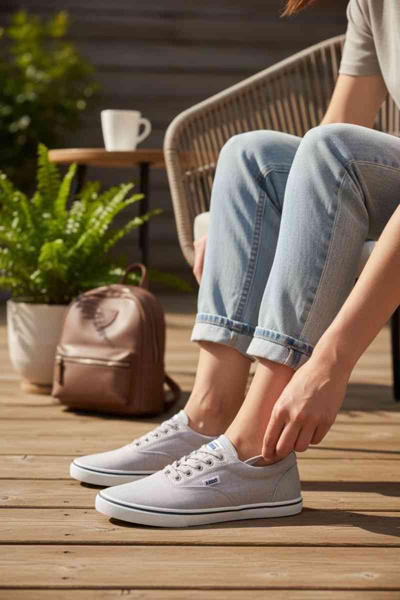 mens Sperry top sider boat shoes grey and black new in box