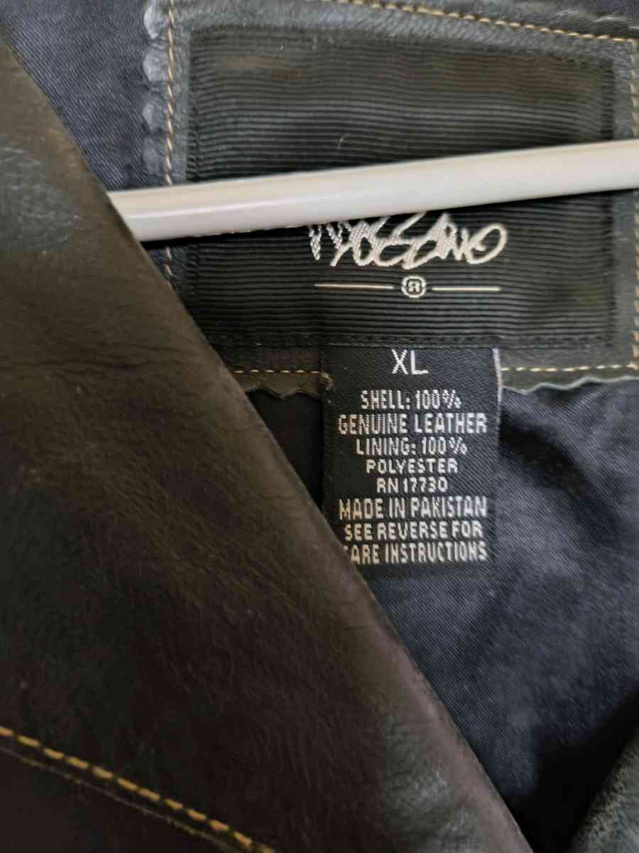 two different leather coats brand new