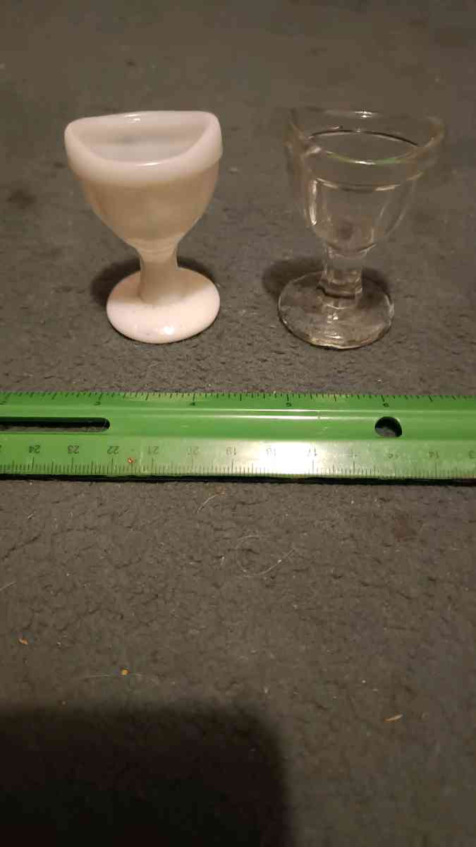 antique eye wash cups