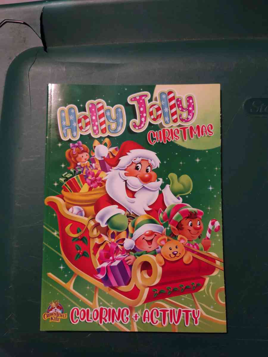 Holly Jolly activity and coloring book