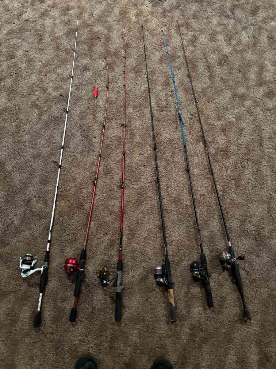 fishing poles