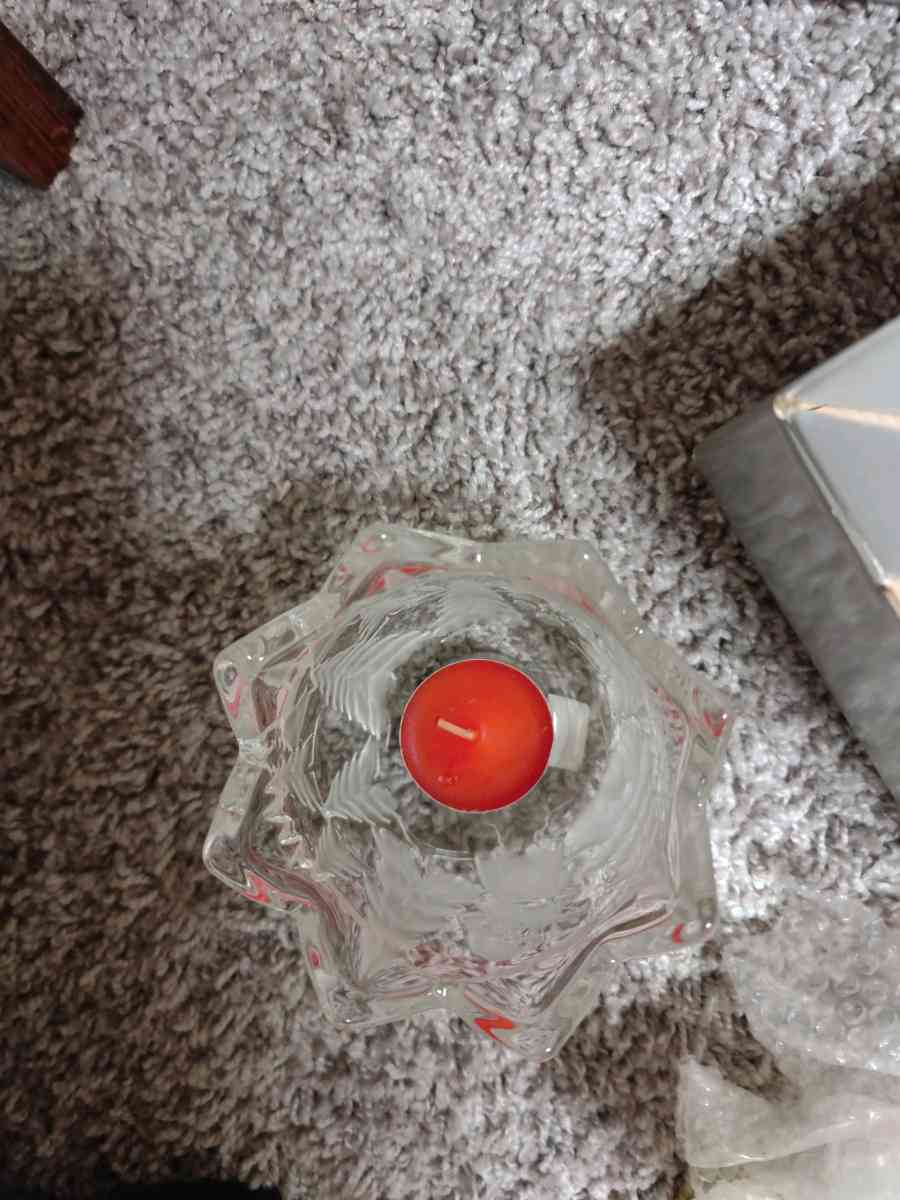 Candle holder and votive candle