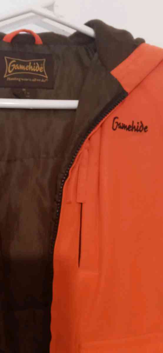 Youth Blaze Orange Insulated Bibs and Coat Medium