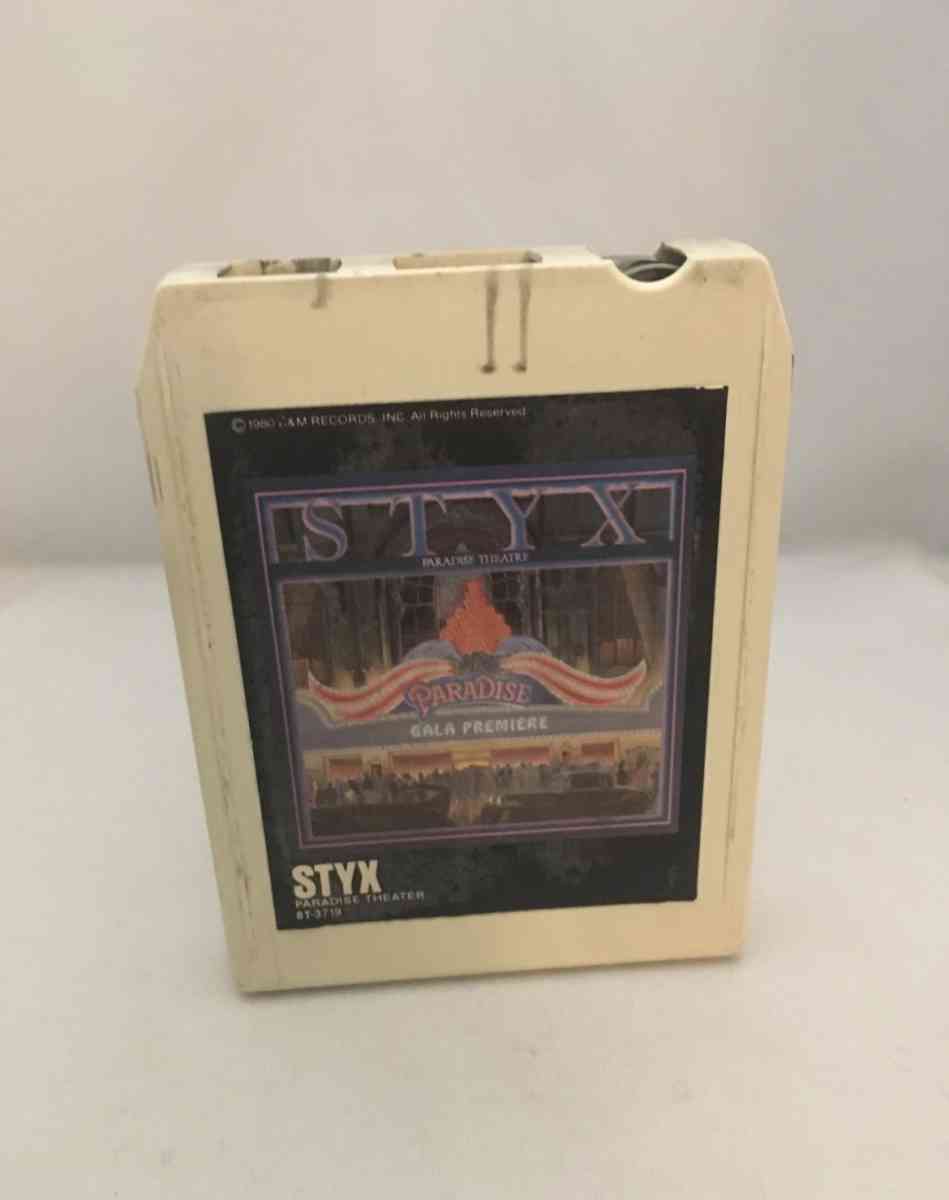 STYX Paradise Theater 8 Track used see description below for