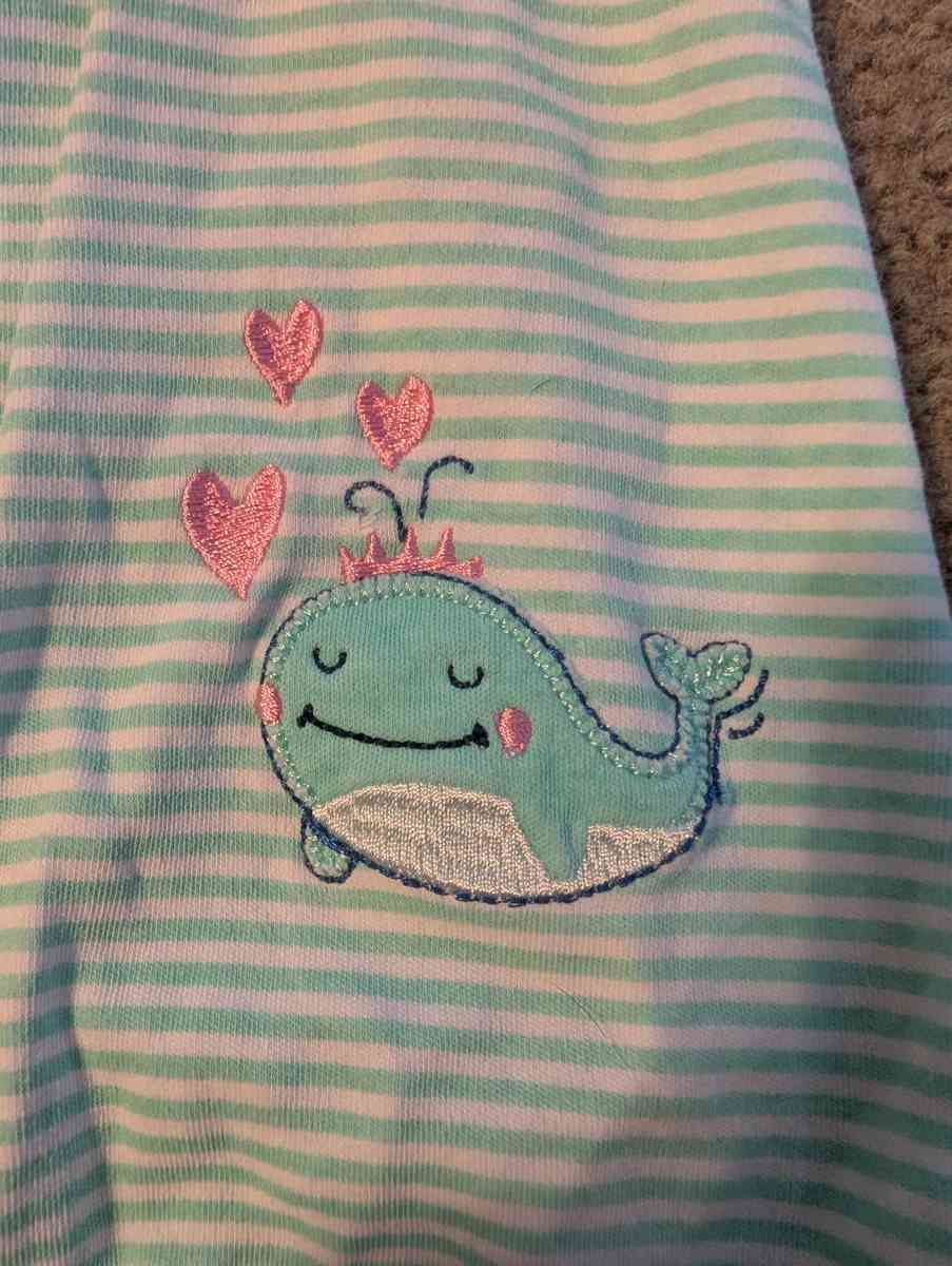 Baby Romper with a whale