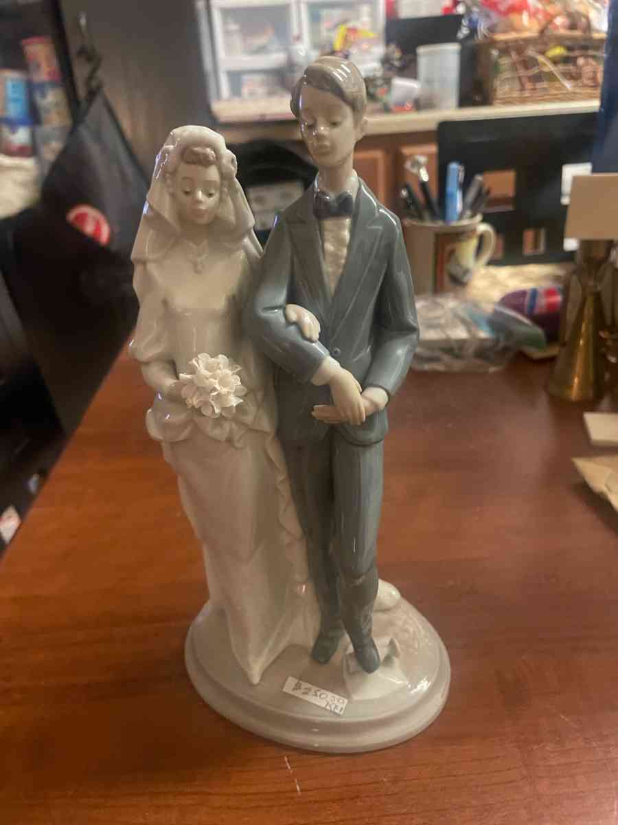 Authentic Llaadro Bride and Groom
