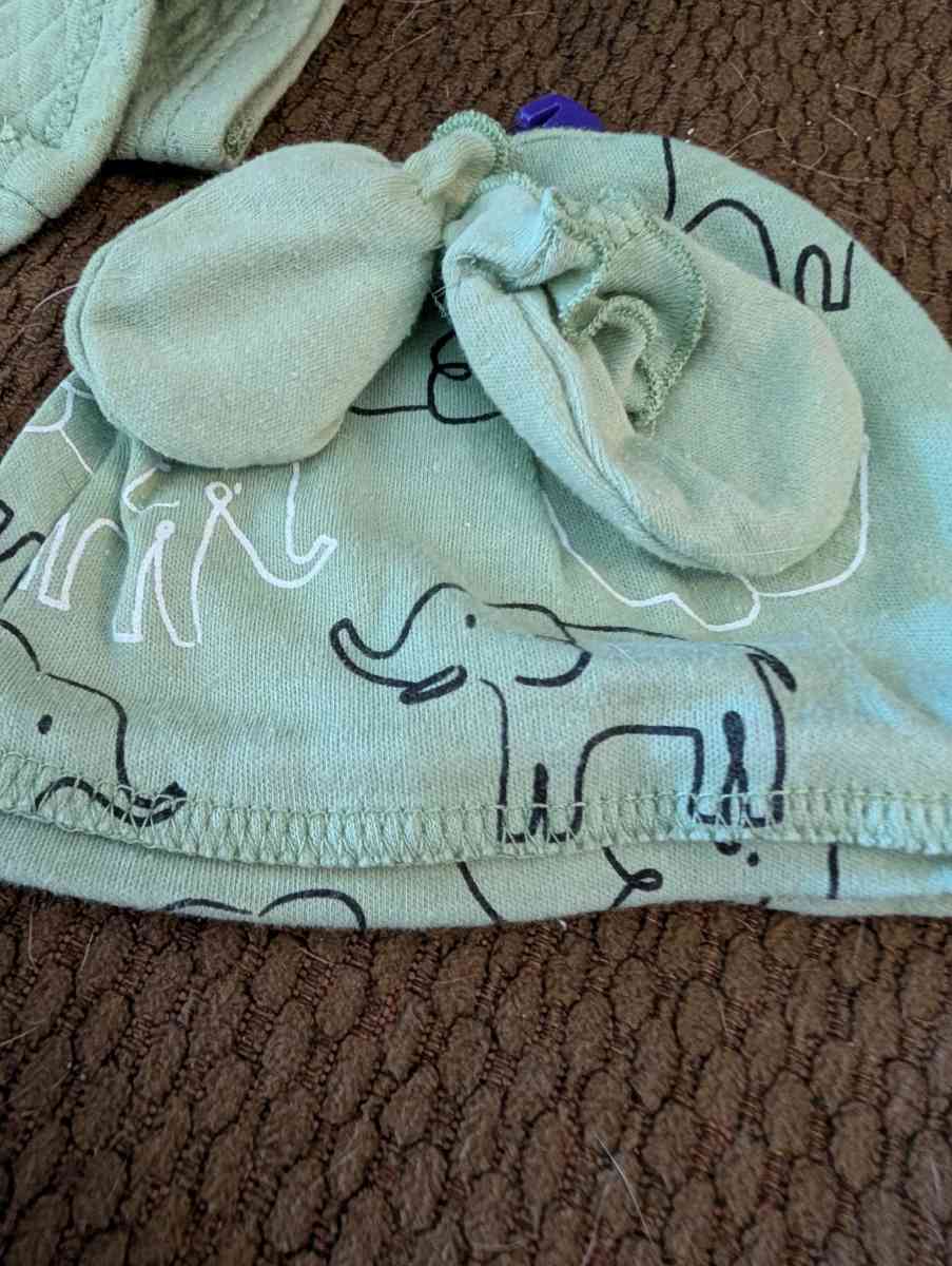 5 Piece infant elephant outfit