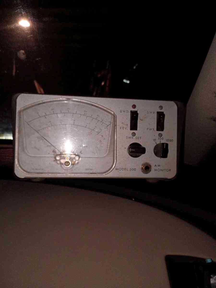 model 500 swr power meter