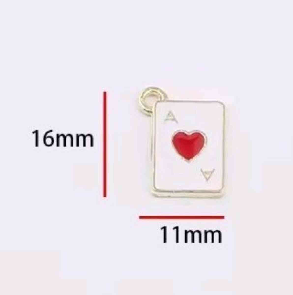 Black Casino Luck Charm Stud Earrings