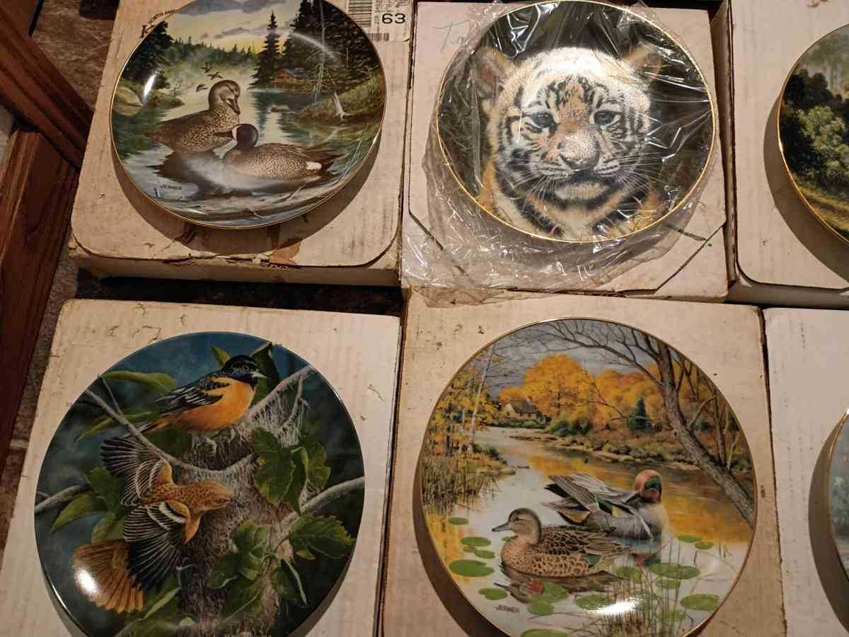 Franklin Mint and Bradford Exchange plates