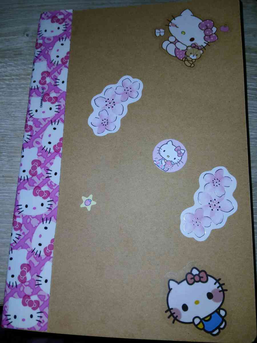 cute sanrio hello kitty decorated notebook
