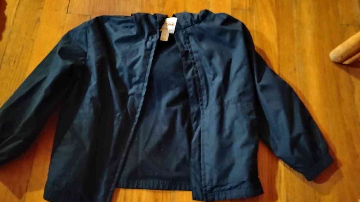 kids unisex dark blue cat and jack windbreaker