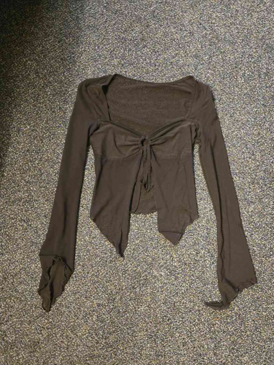 womens brown top