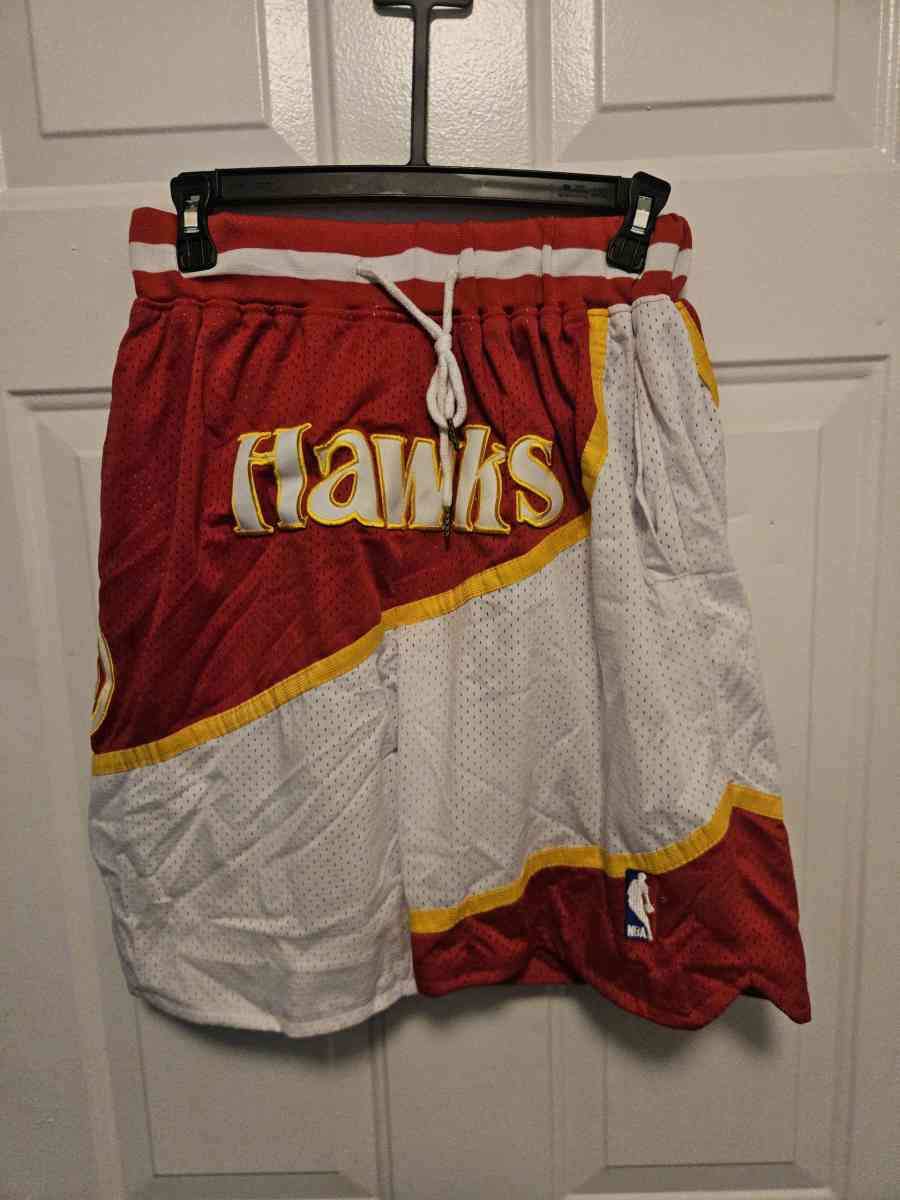 Atlanta Hawks Just Don 198687 NBA Shorts