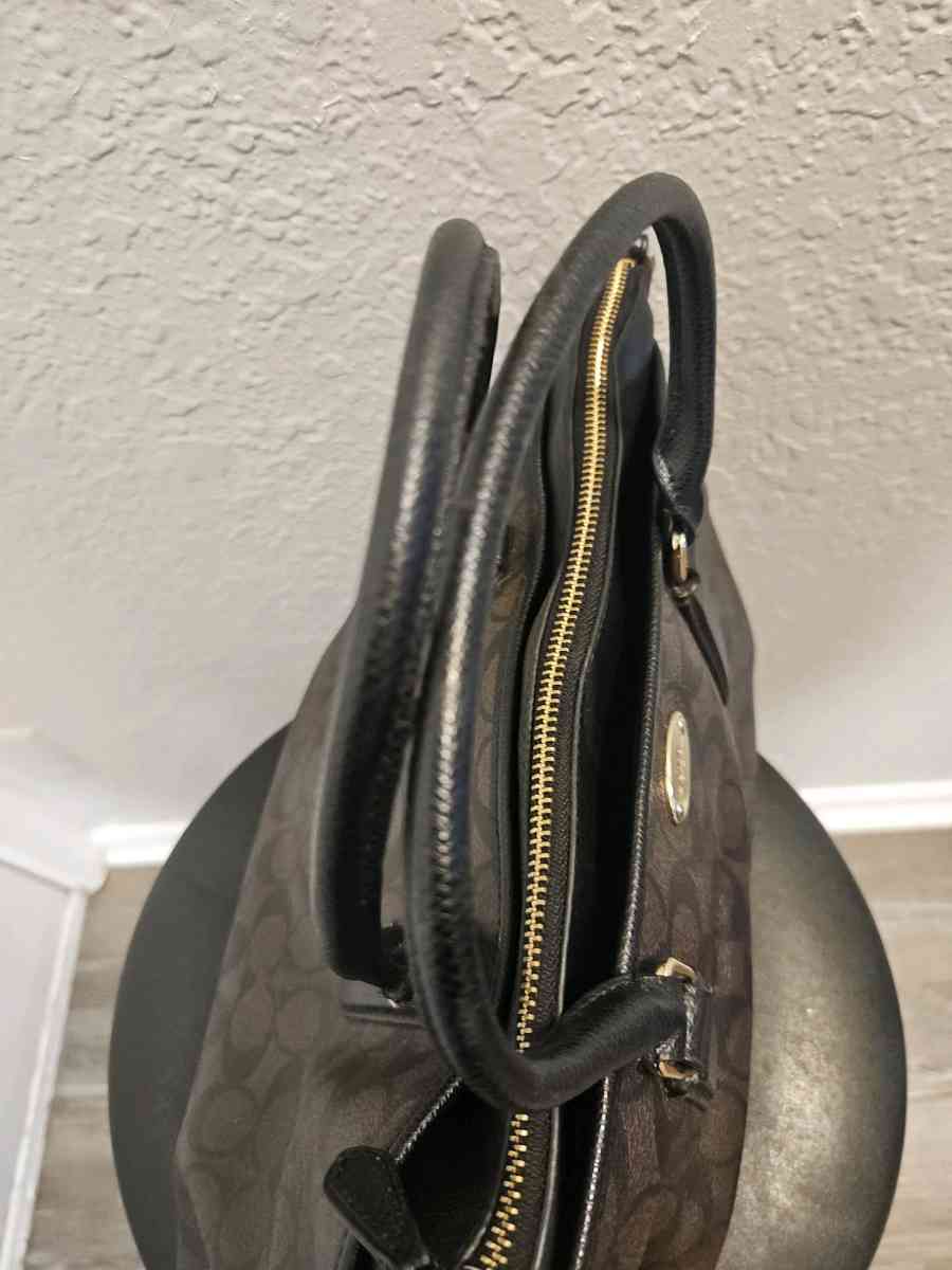 Authentic Coach Morgan Signature Satchel