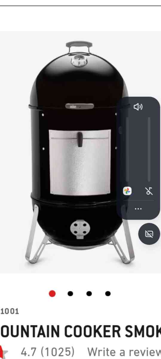 smokey mountain smoker Webber