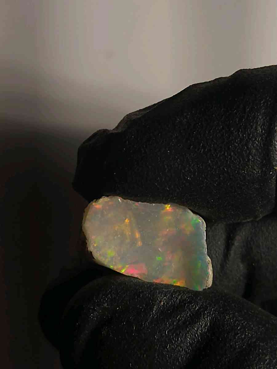 Untreated Dark Base Opal With Nice Pattern
