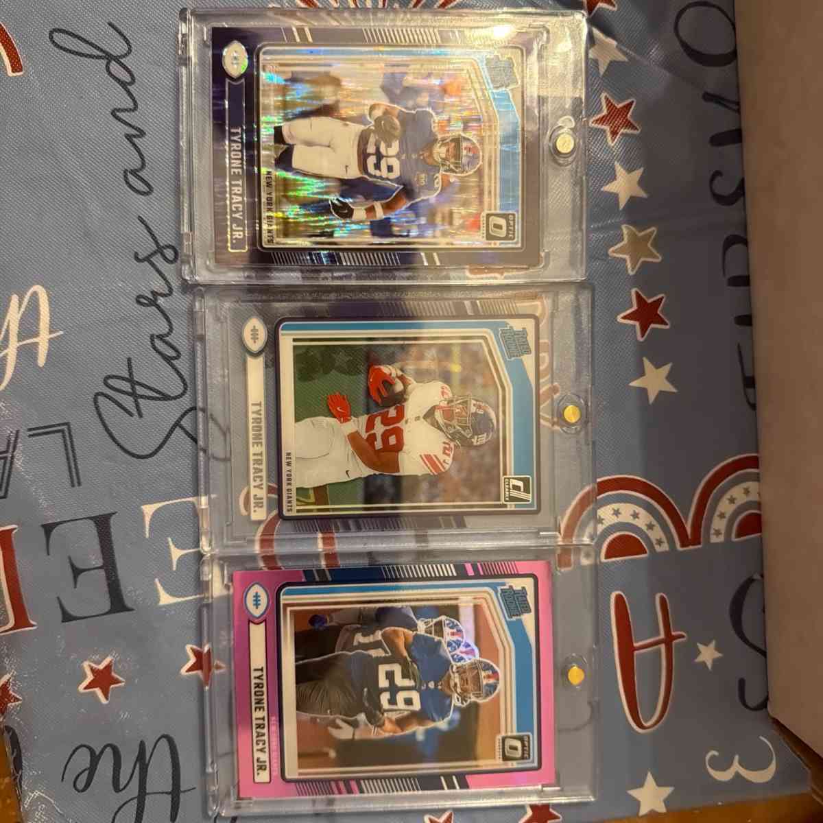 Tyrone Tracy 3 card lot