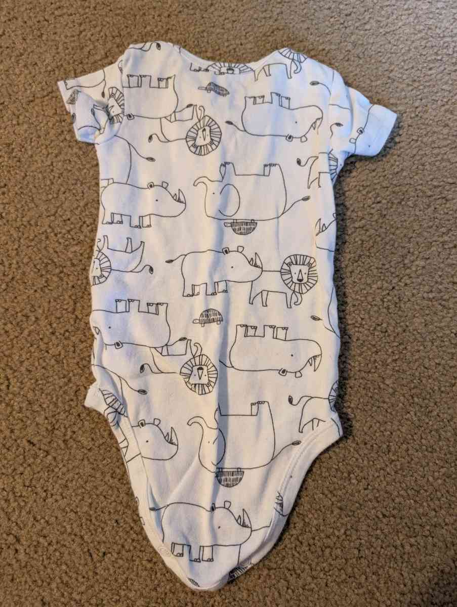 Animal outline onesie