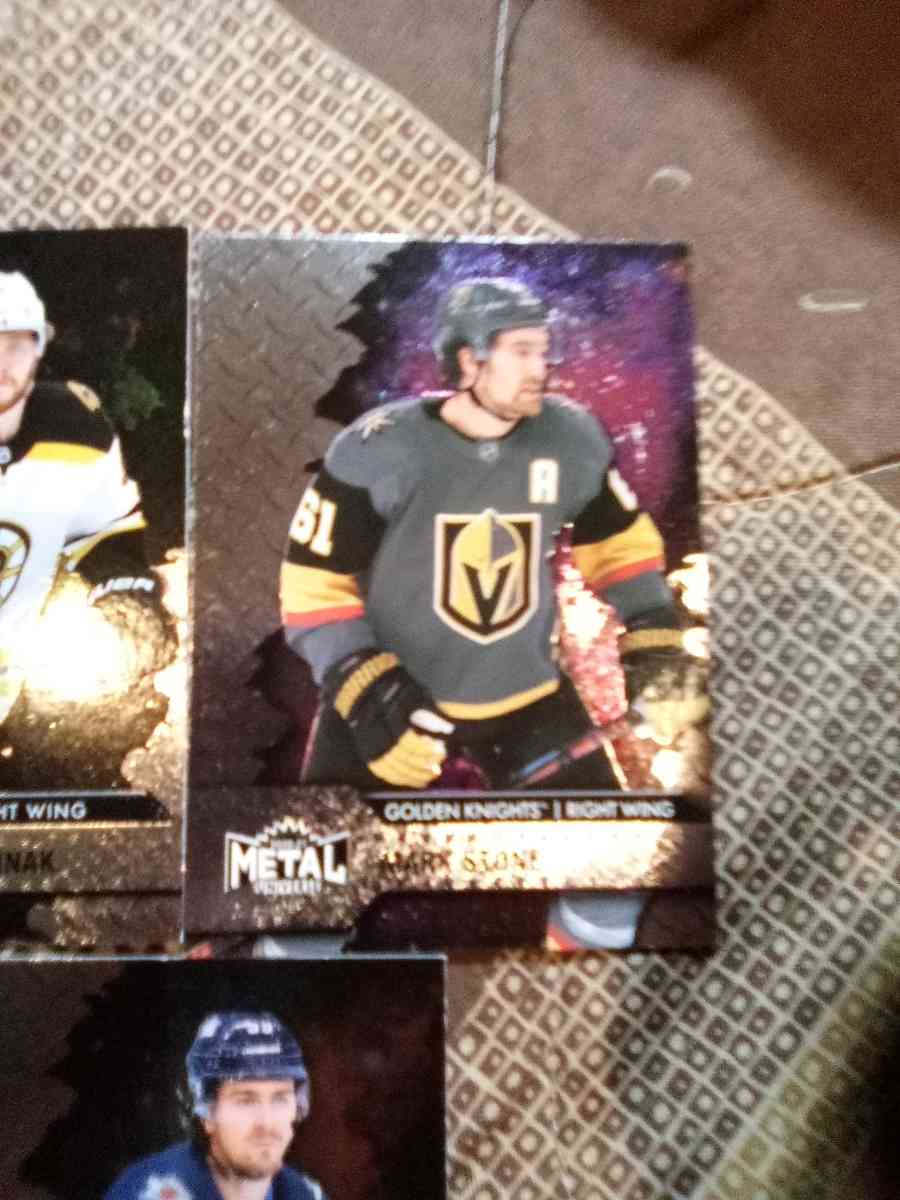 hockey cards metal
