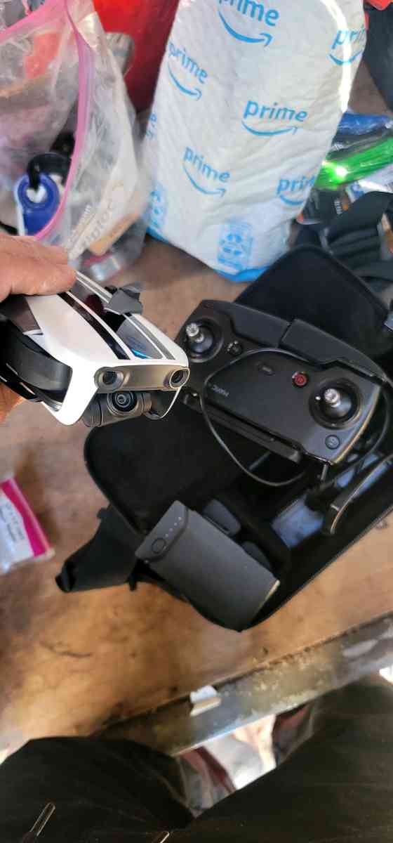 DJI mini drone with 3 batteries  accessories