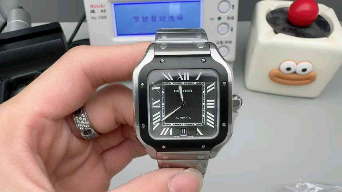 luxury stainless steel square watch