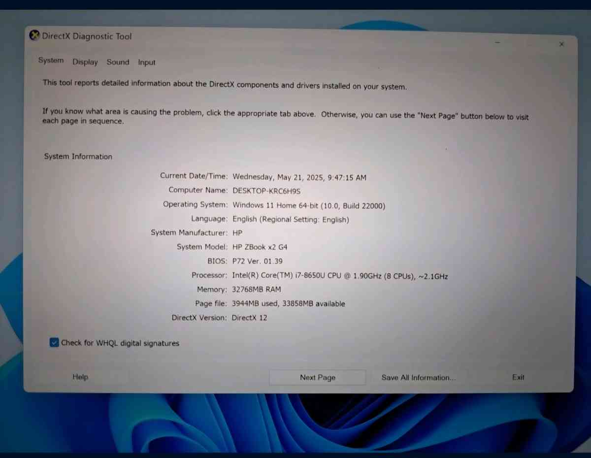 HP zbook x2 g4 workstation