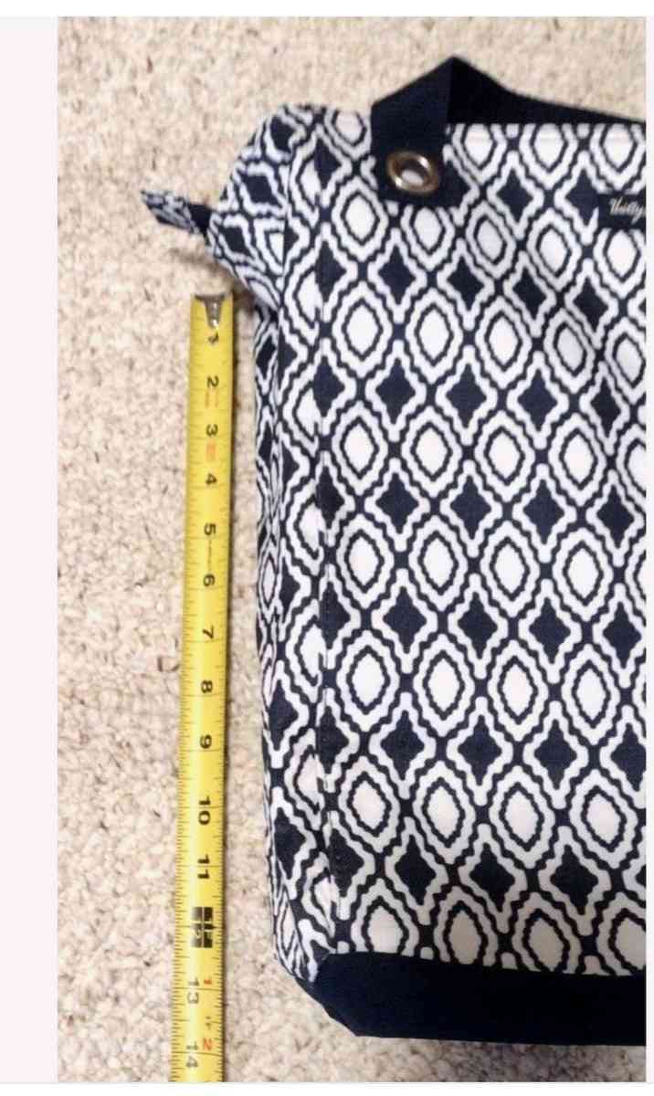 Medium Tote Bag Medallion Design Zip Shoulder Bag Double Han