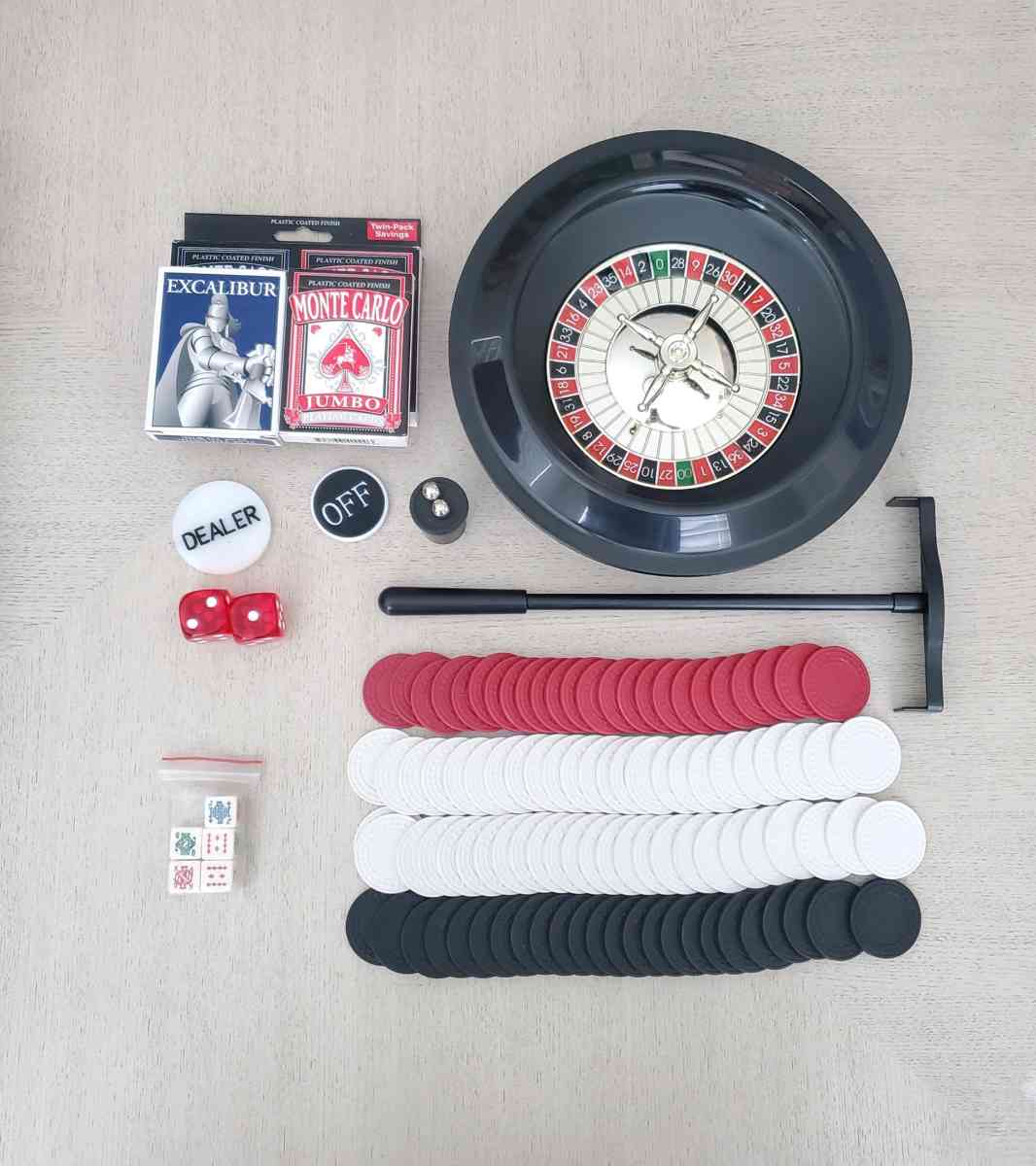 Multi Casino Card Game With Poker 1 Latch Broken