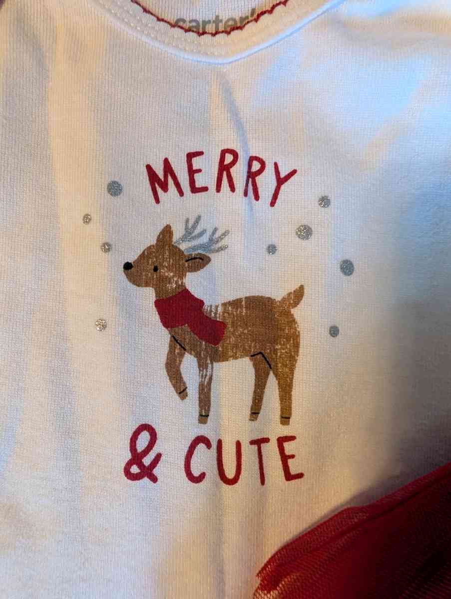 Merry and Cute baby Christmas outfit