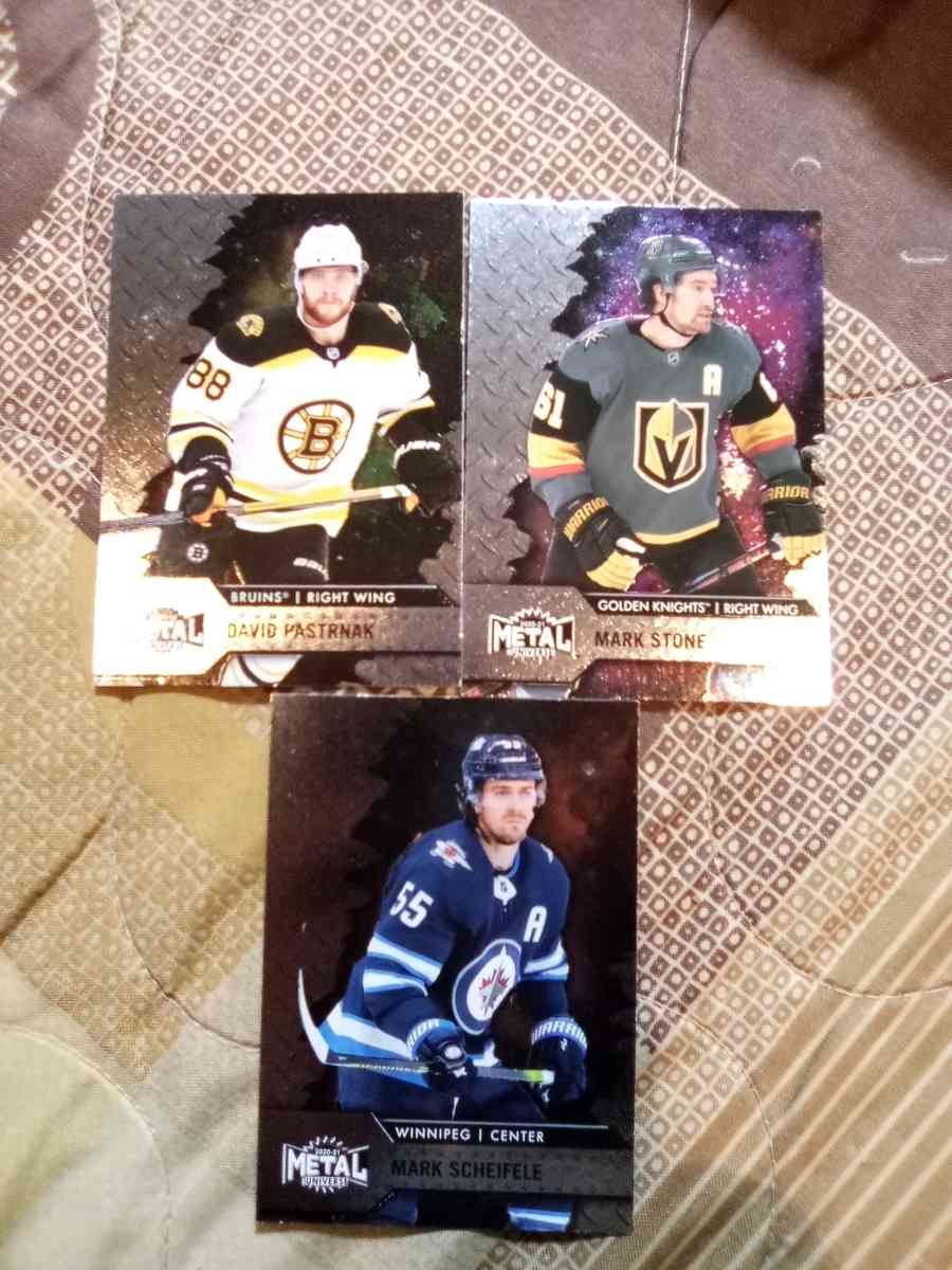 hockey cards metal