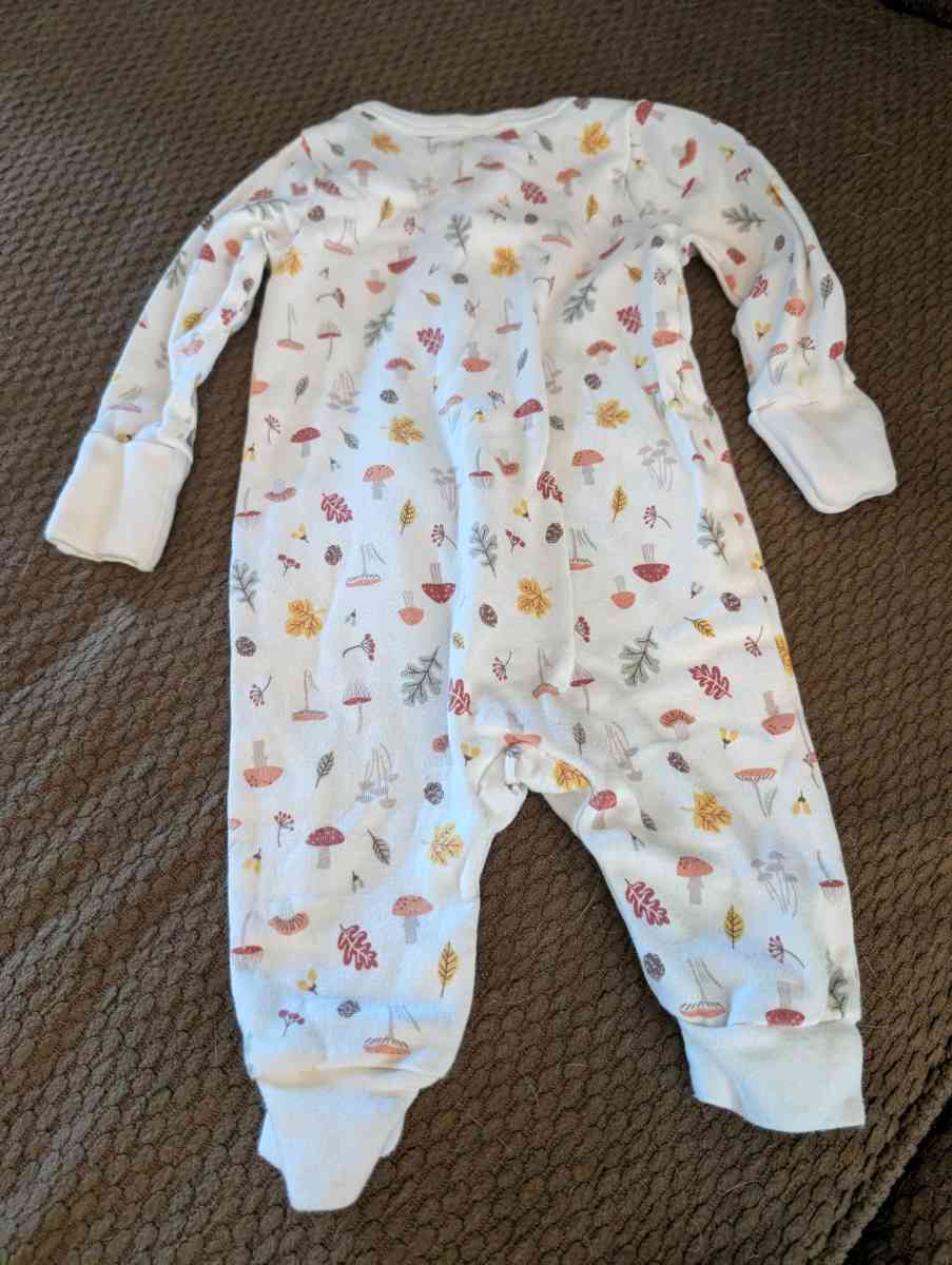 Fall snapup sleepsuit without feet