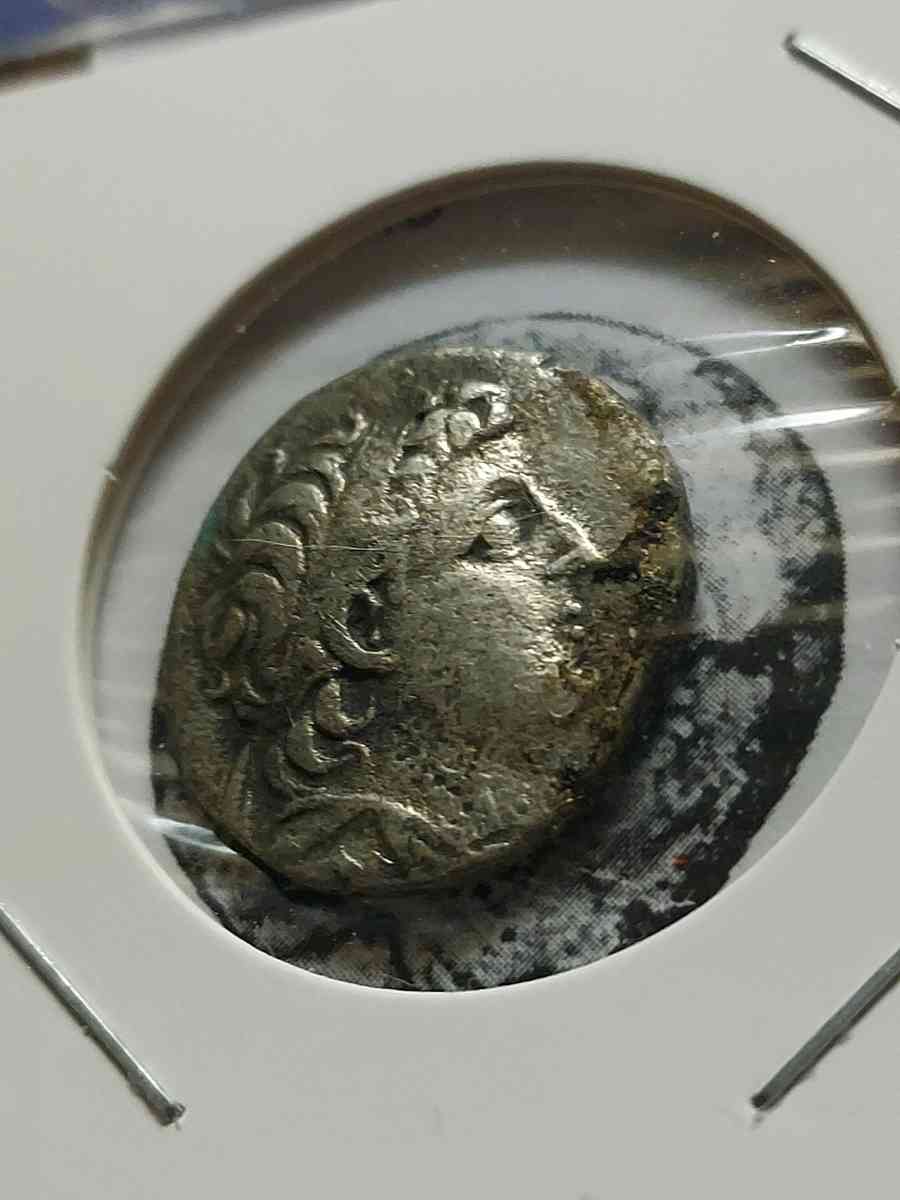 VERY RARE  AR SILVER  SELEUKID EMPIRE ANTIOCHOS VIIEUERGETES