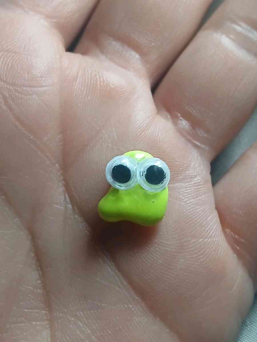 Handmade PacMan inspired ghosts glow in the dark