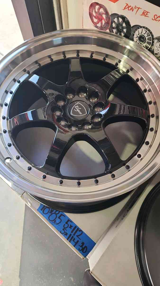 New Rims and tires auto repair alignment all at inout tires